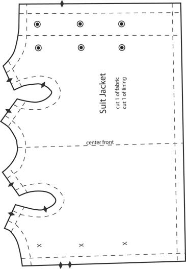 barbie jacket pattern